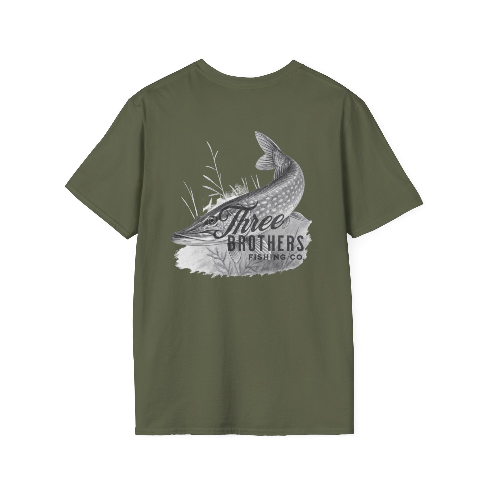 Three Brothers Fishing Co. Pike T-Shirt